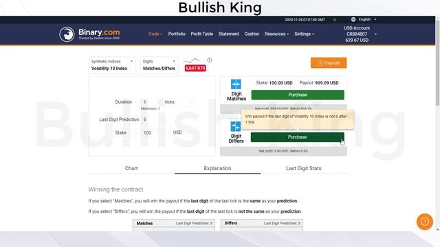 Binary Options Volatility 10 Index Even Pairs Digit Differ Strategy | 99% Win Ratio | Binary Tradin смотреть онлайн