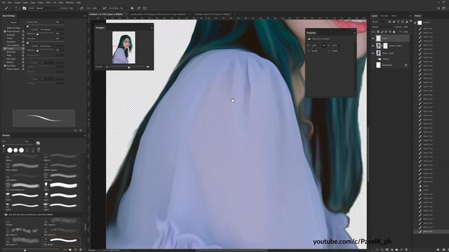 Делаем обработку портрета в стиле dream art смотреть онлайн