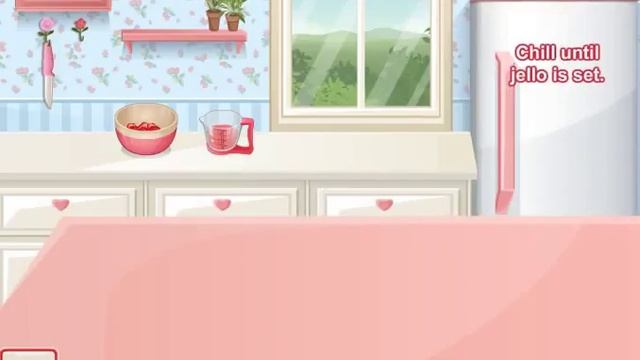 Как приготовить клубничное парфе? Кухня Сары. Игры для девочек смотреть онлайн
