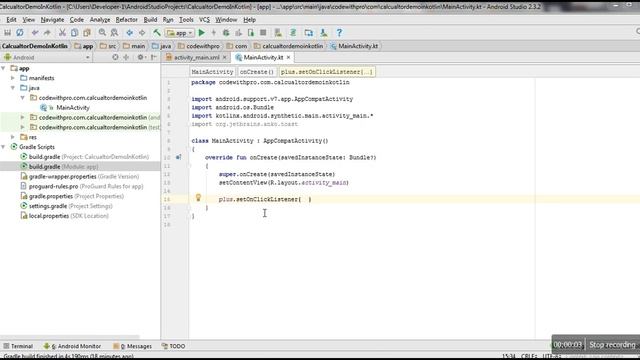 Calculator App in Android Studio (Kotlin Programming) смотреть онлайн