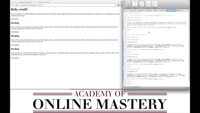 Learn how to create a Wordpress Theme with Twitter Bootstrap 2 of 6 смотреть онлайн