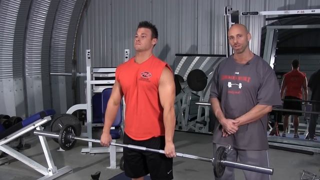 Wide Grip Barbell Upright Row смотреть онлайн
