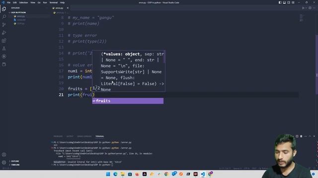 Handling Error in Python in Manipuri смотреть онлайн