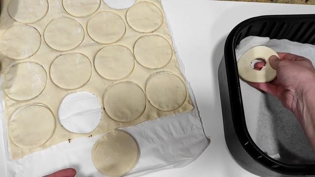 ROSQUILLAS de hojaldre en freidora de aire. AIRFRYER. Postres freidora sin aceite смотреть онлайн