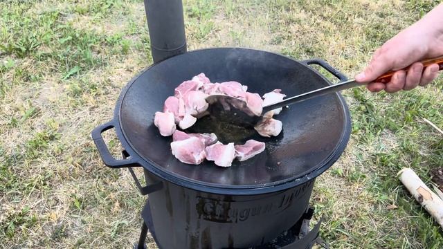 Оджахури. Мясо с Картошкой и Овощами на Садже. смотреть онлайн