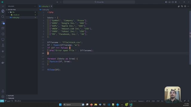 PHP TUTORIAL #90 MENGOLAH CSV FILE смотреть онлайн