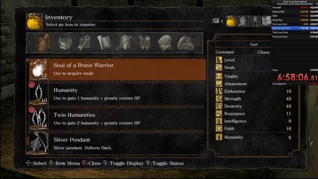 Dark Souls Remastered Randomizer Speedrun Any% 5.7 | The Burg Revisited смотреть онлайн