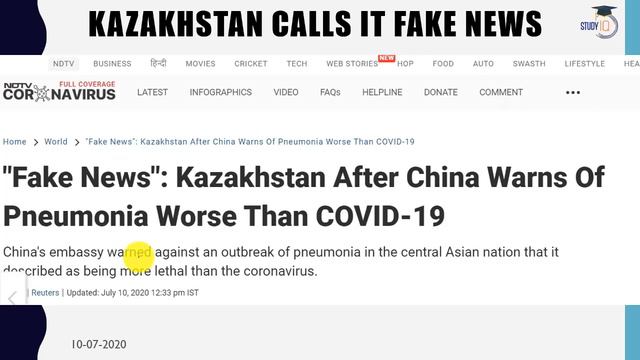 China Claims Kazakhstan has a Deadlier Virus than Covid 19 Current Affairs 2020 #UPSC смотреть онлайн