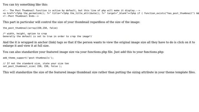 Wordpress: How i can increase Featured thumbnails size? (3 Solutions!!) смотреть онлайн