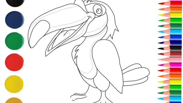 Рисуем Пеликана. рисуем весело.