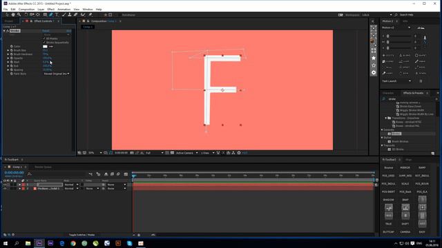 Effect Stroke в after effects смотреть онлайн
