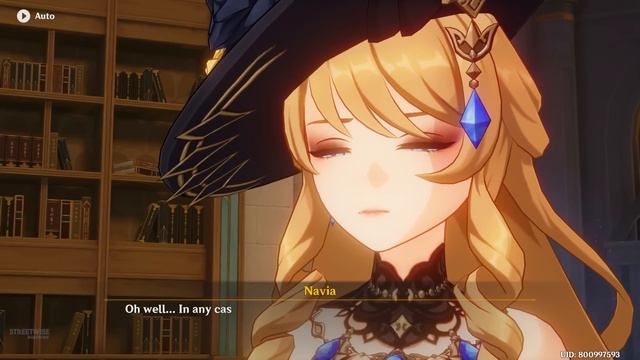 Navia Cries In Front Of Neuvillette (Cutscene)  | Genshin Impact 4.0