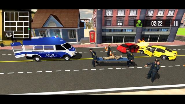 Police Ambulance Rescue Driving ?? Gameplay 05 || Ambulance Games || @Flash Simulator смотреть онлайн