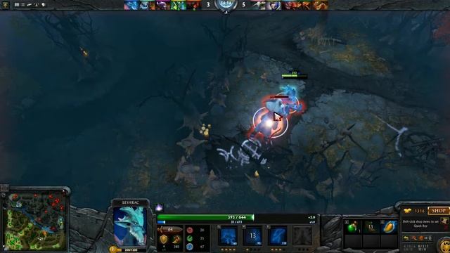 Dota 2- Leshrac (#3) Game with bots смотреть онлайн