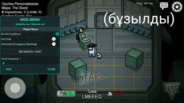 Among us back atualizado mod menu sem game Guardian 2020 смотреть онлайн