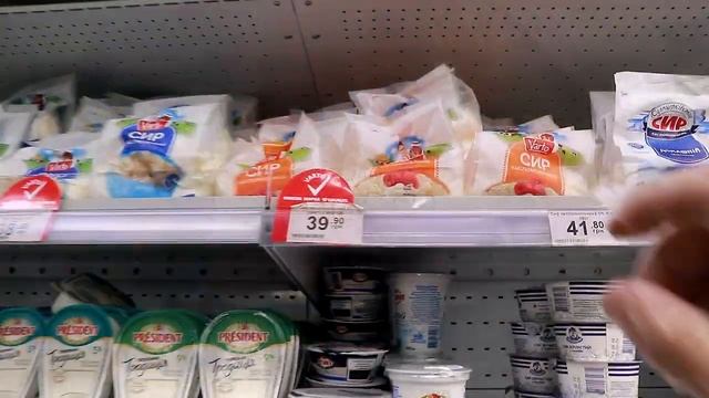 Закупка продуктов на неделю на 1863 гривен 70$. Акции и цены в магазине VARUS Киев смотреть онлайн