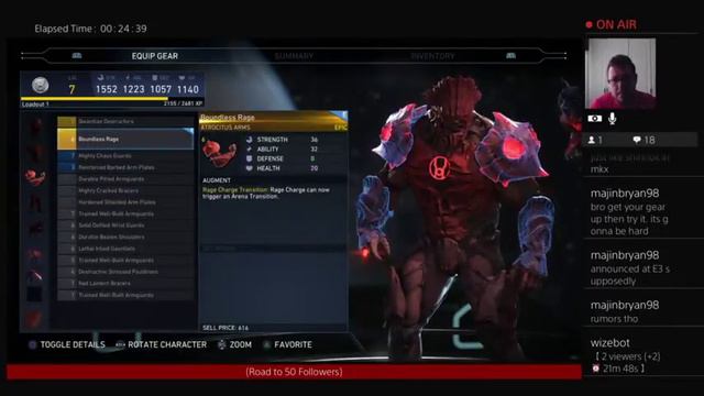 (Road to 50 Followers) Testing out ps4 camera and some injustice 2 arcade mode смотреть онлайн
