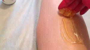 Домашний шугаринг пастой Mivlane на примере мануальной техники