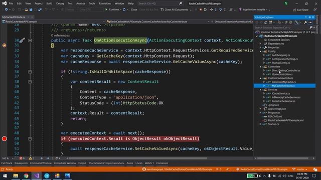 How to use redis cache in Web API смотреть онлайн