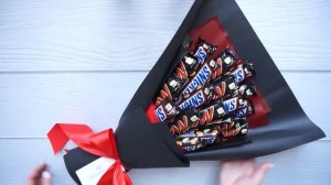 DIY Идеи подарков своими руками для парней и девушек I  Как сделать букет из шоколадок своими рукам