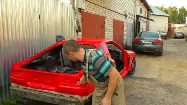 Покраска авто с заменой цвета. Полный цикл. смотреть онлайн