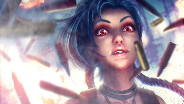 JINX Animation - Animated Wallpaper Fan Art || League Of Legends (Get Jinxed)