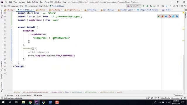 #14 Store inventory management system | Laravel 8 | How to Transfer Data Between Components In Vuex смотреть онлайн