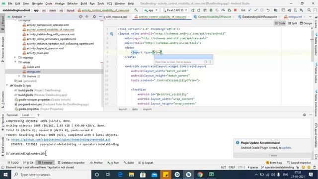 Databinding - Change the visibility of view смотреть онлайн