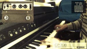 Yamaha CP-70b - testing new strings and BOSS vintage chorus