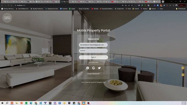 Apartment Portal Site w/ React + Flask смотреть онлайн