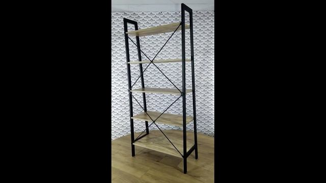 Видео обзор Loft стеллаж 5 полок Призма, бренда "Металл Дизайн" смотреть онлайн