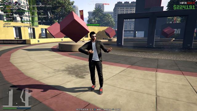 [VMP GTA 5 RP] Уличный музыкант поёт песню "Сектор Газа - Импотент". смотреть онлайн