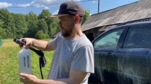 Тестирую новый пеногенератор с АлиЭкспресс для мойки Huter 135PW