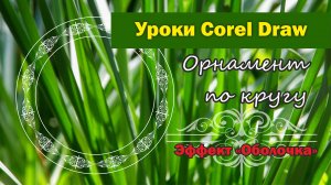 Уроки Corel Draw. Орнамент по кругу в Корел.