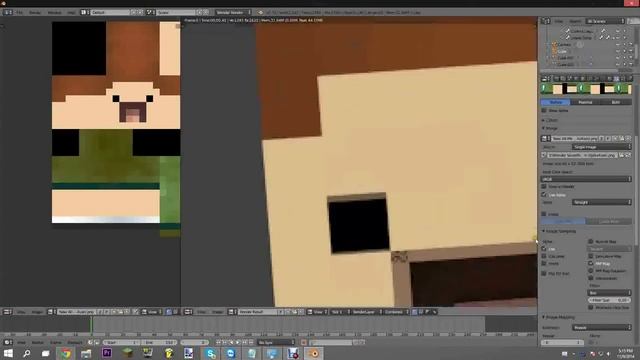 [2] Blender Minecraft Character TUTORIAL смотреть онлайн