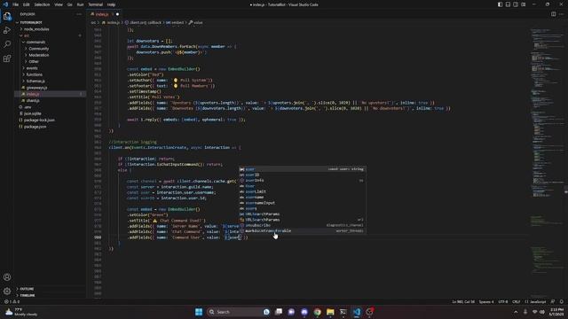 [NEW] - How to make a COMMAND LOGGING SYSTEM for your Discord Bot! || Discord.js V14 смотреть онлайн