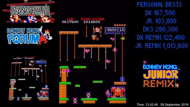 Donkey Kong jr. Remix Killscreen 1,105,500 смотреть онлайн