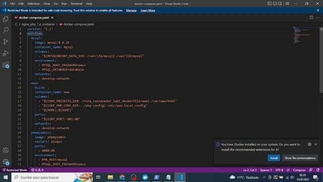 Laboratorio 23 Agosto 2022 - desarrollo web 2 - docker avanzado смотреть онлайн