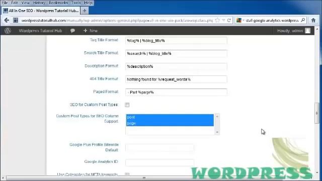 WP 3x Tutorial 41: Using the All In One SEO Pack for Your WordPress смотреть онлайн