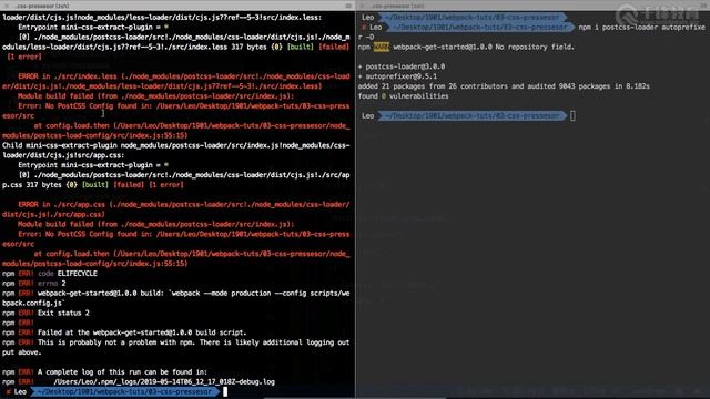 千锋web前端教程：第003集 配置css预处理及autoprefixer смотреть онлайн