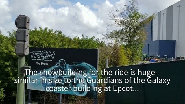 Construction Progress for TRON Lightcycle / Run @ Magic Kingdom (February 2021!) смотреть онлайн