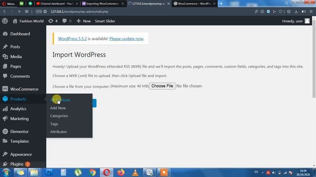 Importing Woocommerce Sample Data | Import Simple Product & Variable Product using 2 Methods 2020 смотреть онлайн