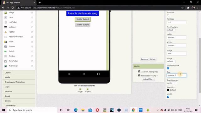 How to Make Mp3 Player I How to use Player in MIT App Inventor I audio player app I song player app смотреть онлайн