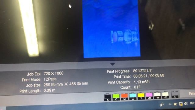 УФ принтер FS-А1UV (60х90см) фотопечать с лаком (глянец) на черном ЛДСП смотреть онлайн