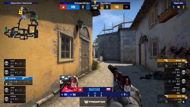 CS:GO HIGHLIGHTS - Wisla Krakow vs fnatic [IEM Katowice 2022 Play-In | Double Elimination | BO3] смотреть онлайн