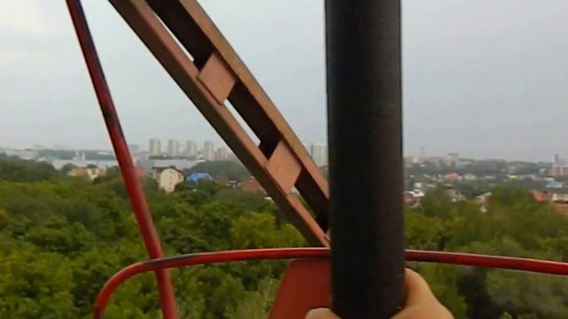 Прокатилась на колесе обозрения в Загородном парке. смотреть онлайн