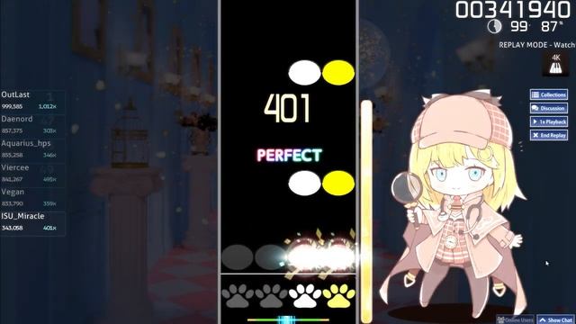 OSU! (Mania4k) Sunshine Rainbow Little White Pony Wowkie Zhang BY I SU