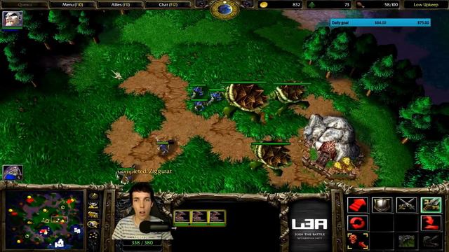 Grubby | Warcraft 3 The Frozen Throne | Undead vs. Human - High Level Heroes смотреть онлайн