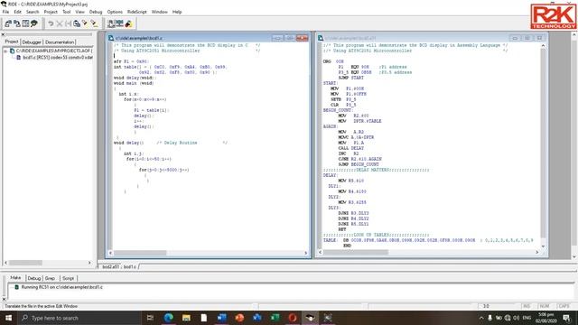 7 Segment with AT89C2051/AT89C4051 Microcontroller with Embedded C Code C & Assembly Language смотреть онлайн