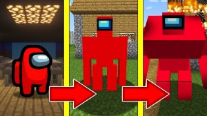 Как менялся МУТАНТ АМОНГ АС и его жизненный цикл в майнкрафт ! Эволюция AMONG US SCP MINECRAFT